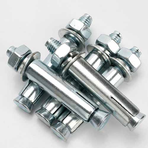 Steel Hex Nut Washer Fasteners Expansion Anchor Bolts