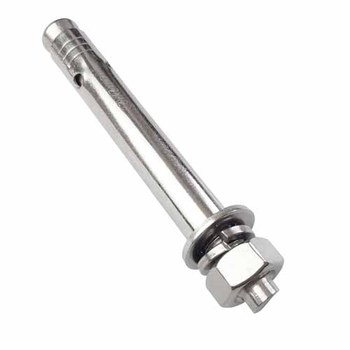 304 Stainless Steel External Hex Nut Expansion Screw Bolts Sleeve Anchor M8X70mm